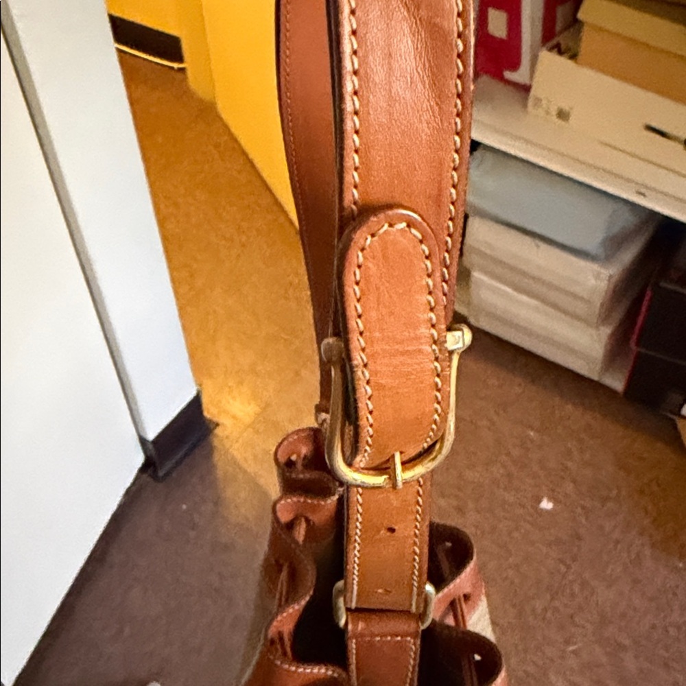 Celine Beige and Brown Drawstring bucket. Bag. No callouts. - Picture 10 of 12